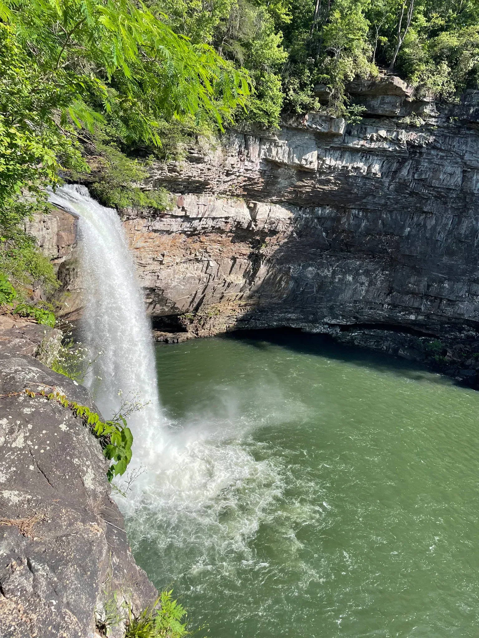 Little River Falls view from the observation area